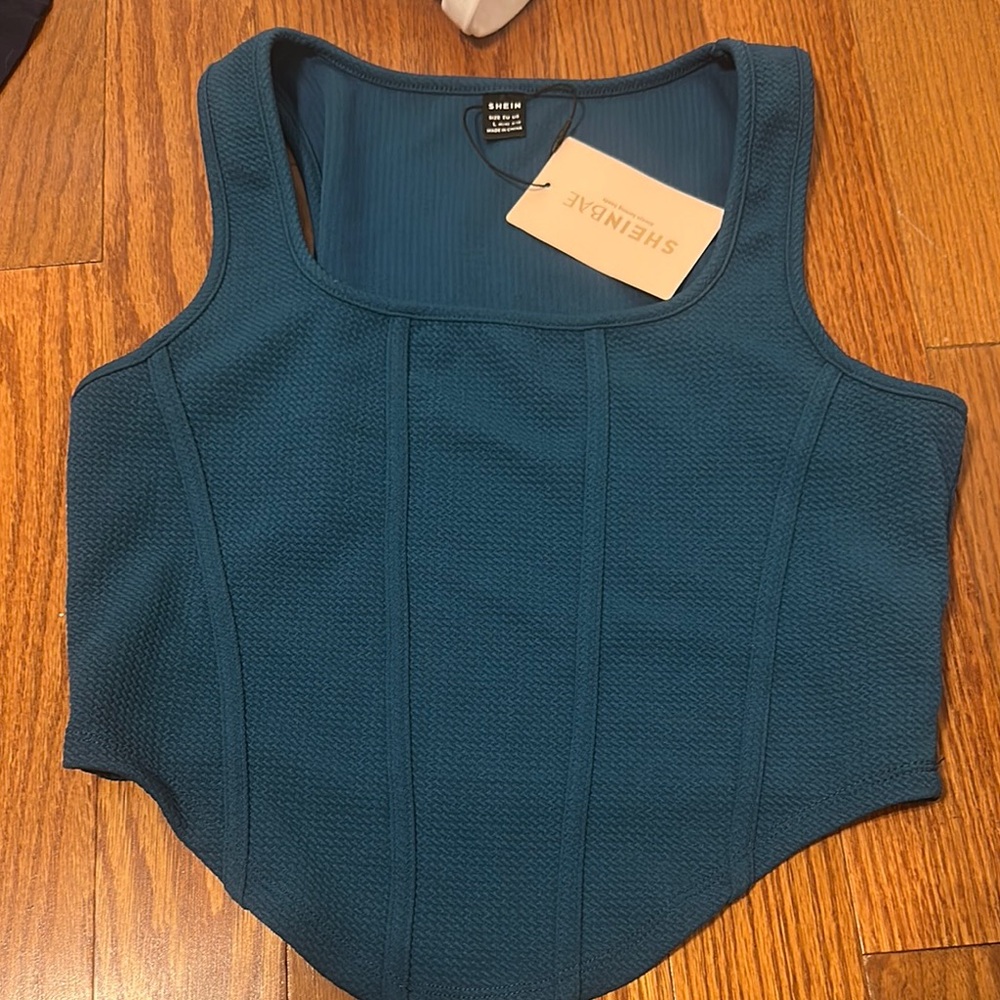 SHEIN Blue Women's Top
